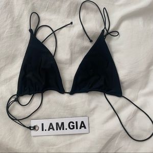 I.AM.GIA Black Bikini Top